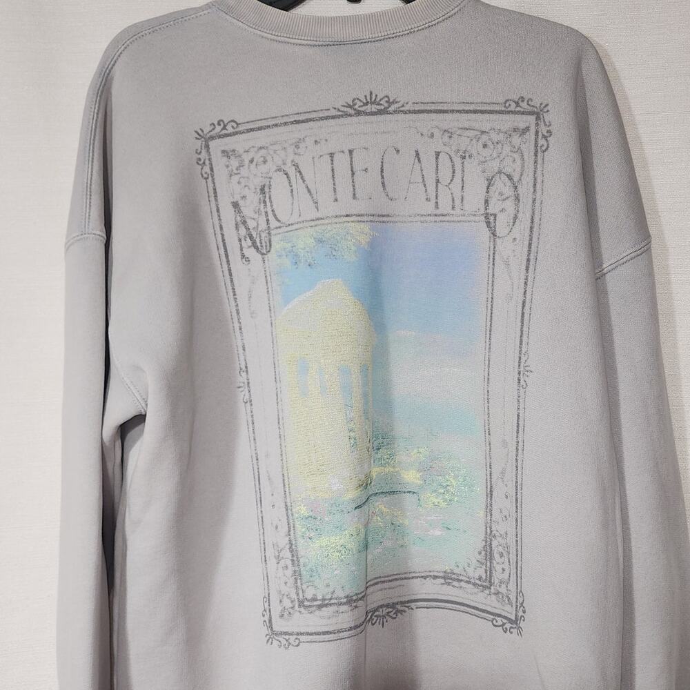 Monte Carlo sweatshirt women's size small Wild fable Faded NWT